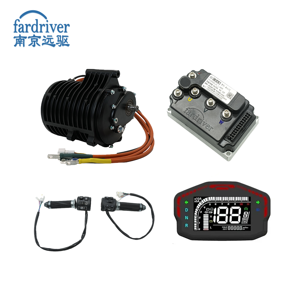 مجموعة تحويل المحرك QSMOTOR 13 - مراجعة Mid Drive Motor Kit 72V 3000W وسعره
