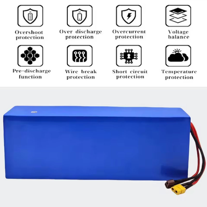 بطارية ليثيوم 16S5P 60 فولت 30 - مراجعة 60V 30Ah Electric Scooter Battery وسعره