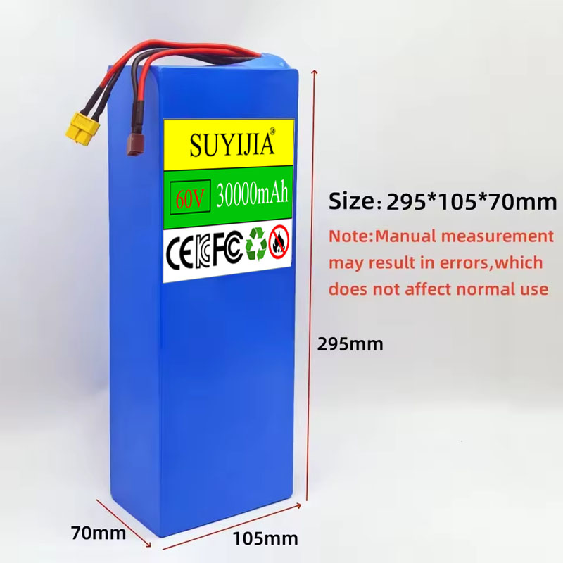 بطارية ليثيوم 16S5P 60 فولت 30 - مراجعة 60V 30Ah Electric Scooter Battery وسعره
