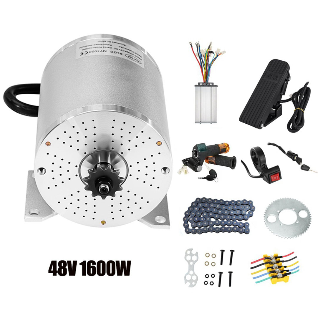 تحويل دراجة نارية كهربائية كار - مراجعة Electric Motorcycle Conversion Kit 72V وسعره